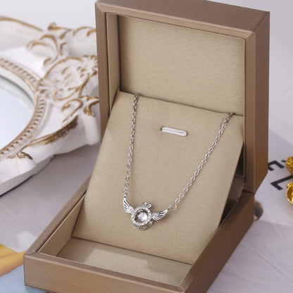 CapeGlow® Serapha – Elegant Angel Wings Necklace Capeglow