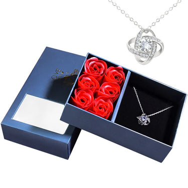 CapeGlow® Ama – Heart Crystal Necklace Gift Box Capeglow