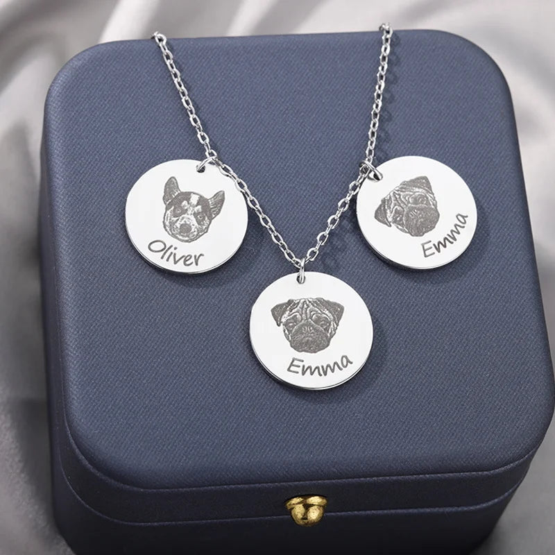CapeGlow® Custom Pet Photo Necklace – Carry Their Love With You Always