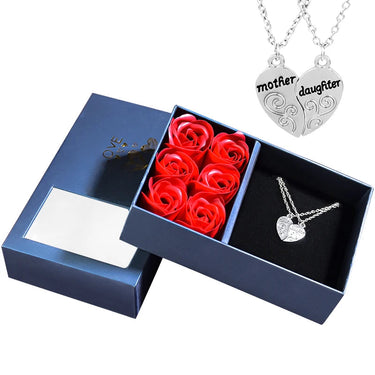 CapeGlow® Ama – Heart Crystal Necklace Gift Box Capeglow