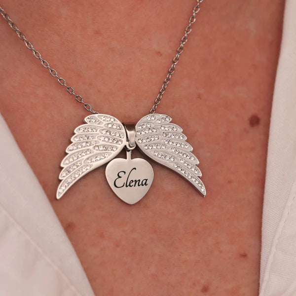 CapeGlow® My Angel Heart – Engraved Memory of Love