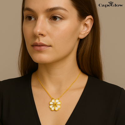 CapeGlow® Lerato – Iconic Clover Necklace Celebrate Love, Luck, and Individuality