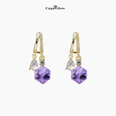 CapeGlow® Thando – Sapphire Illusion Charm Earrings💙 Capeglow