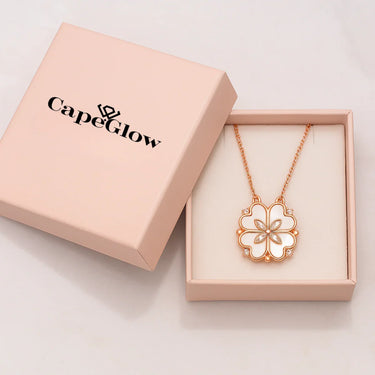 CapeGlow® Lerato – Iconic Clover Necklace Celebrate Love, Luck, and Individuality Capeglow