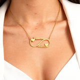 Elegant "Infinity" Name Necklace: Symbol of Eternal Love and Unbreakable Bonds