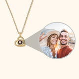 CapeGlow® Lumina – Personalized Photo Projection Heart Necklace Capeglow