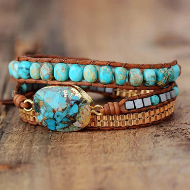 CapeGlow® Unisex Lift-Me-Up Turquoise Bracelet Capeglow