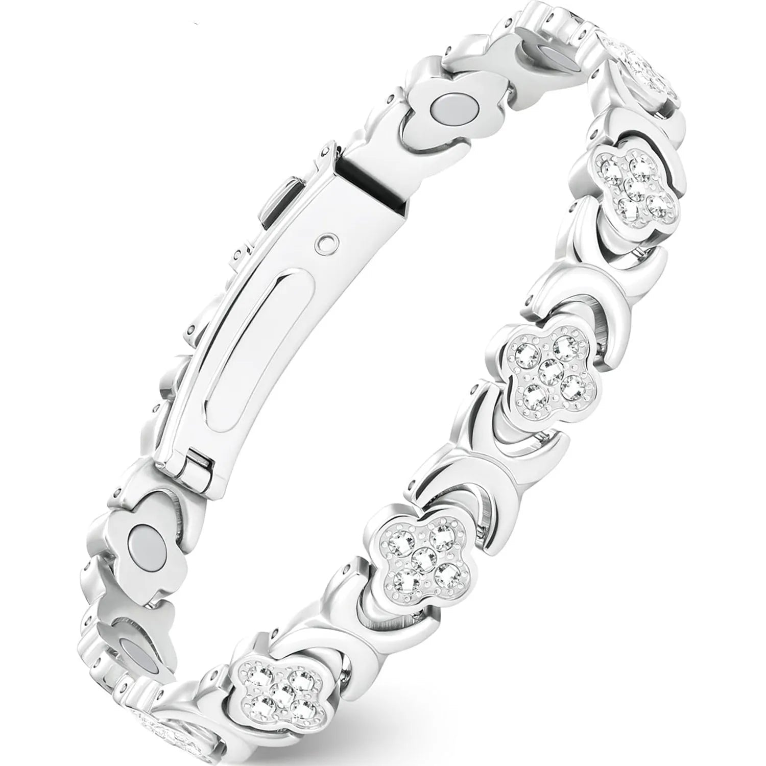 CapeGlow® LumaCraft® Pure Copper Bracelet Four-Leaf Harmony (Women)