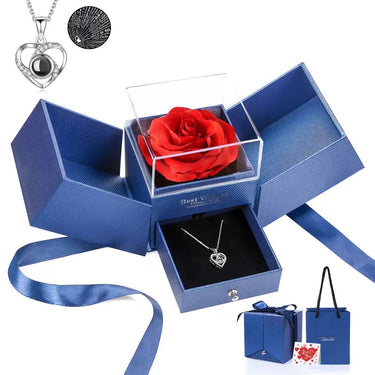 CapeGlow® Esona – 100 Languages Hidden Love Projection Necklace Capeglow