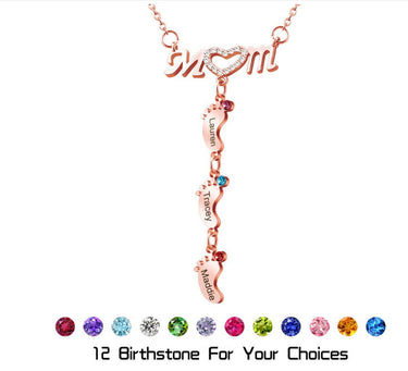 CapeGlow® Mama Necklace – A Story of Love in Every Step 👣 Capeglow