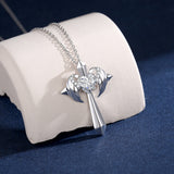 CapeGlow® Ziyanda – Angel Wings Cross Necklace Capeglow