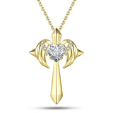 CapeGlow® Ziyanda – Angel Wings Cross Necklace Capeglow