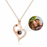 CapeGlow® Lumina – Personalized Photo Projection Heart Necklace Capeglow