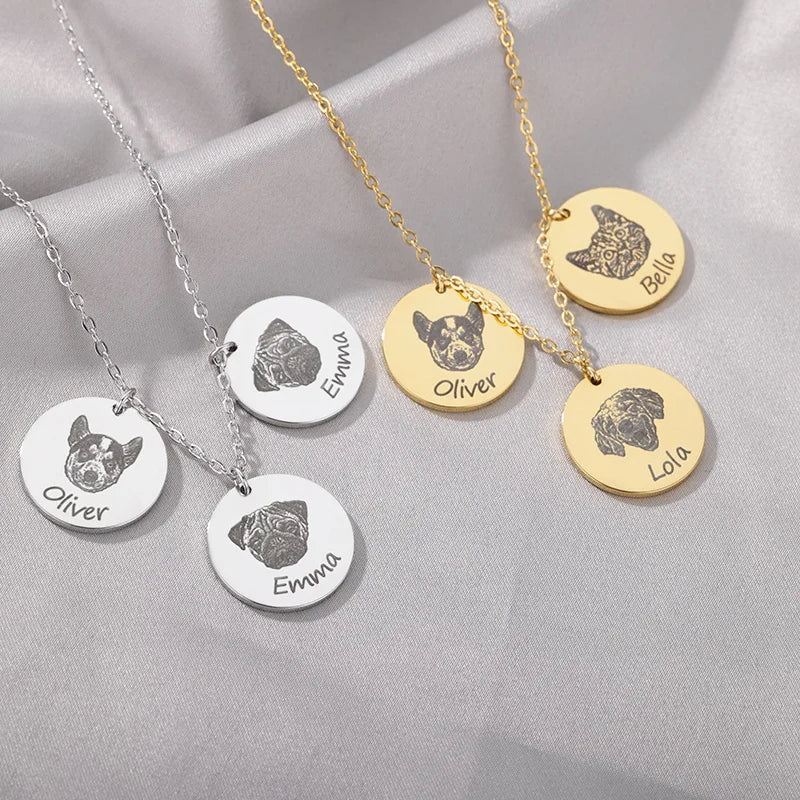 CapeGlow® Custom Pet Photo Necklace – Carry Their Love With You Always