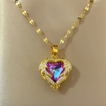 CapeGlow® Lindiwe – Golden Heart Pendant Necklace Capeglow