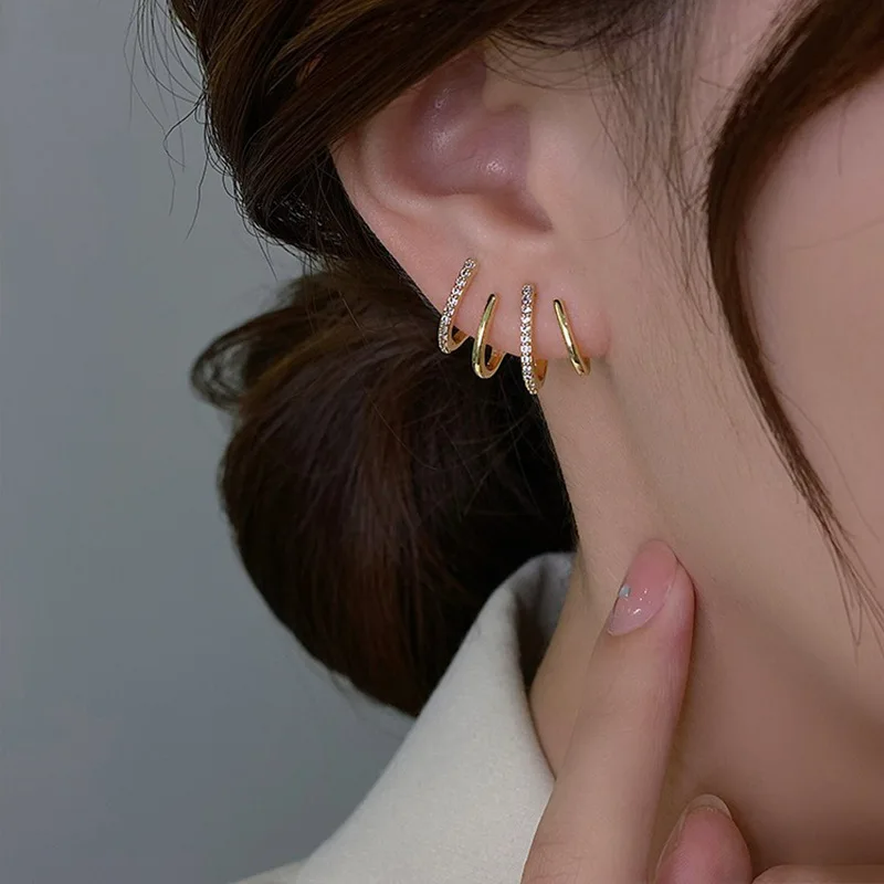 CapeGlow® Amara – S925 Multi-Claw Illusion Earrings