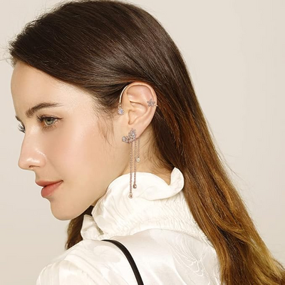 CapeGlow® Mbali – Non-Pierced Illusion Earrings 🌸