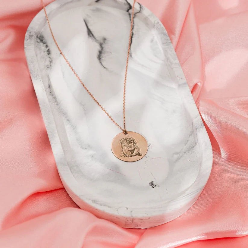 CapeGlow® Custom Pet Photo Necklace – Carry Their Love With You Always