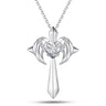 CapeGlow® Ziyanda – Angel Wings Cross Necklace Capeglow