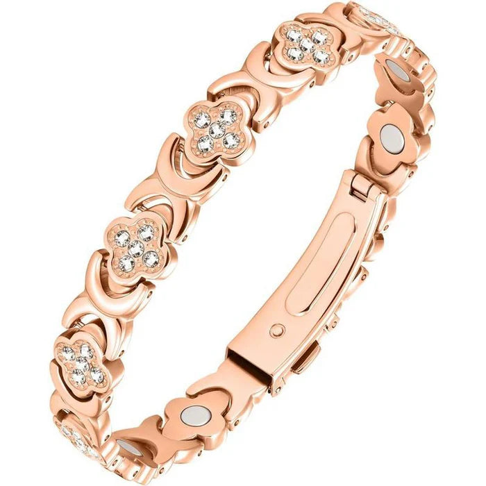 CapeGlow® LumaCraft® Pure Copper Bracelet Four-Leaf Harmony (Women)