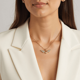 Engravable "Little Angel" Stainless Steel Necklace - Personalized Memorial & Protection Jewelry