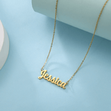 Elegant "Wonderful" Personalized Name Necklace - Custom Stainless Steel Jewelry