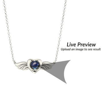 Personalized "Lovely Angel" Projection Necklace - Wear Your Memories