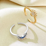 Adjustable Ring Set "Eclipse Glow"