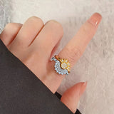 Adjustable Ring Set "Eclipse Glow"