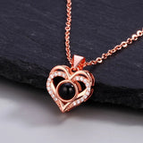 CapeGlow® Lumina – Personalized Photo Projection Heart Necklace Capeglow
