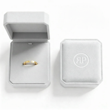 Adjustable "Whisper" Initial Ring - Personalize with Two Letter Motifs in Stainless Steel