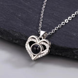 CapeGlow® Lumina – Personalized Photo Projection Heart Necklace Capeglow