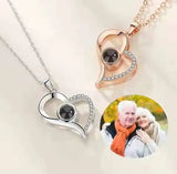 CapeGlow® Lumina – Personalized Photo Projection Heart Necklace Capeglow