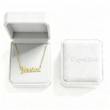 Elegant "Wonderful" Personalized Name Necklace - Custom Stainless Steel Jewelry